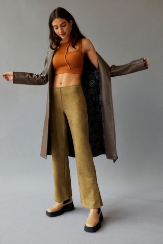 Urban Outfitters + Vivica Low Rise Faux Leather Pant