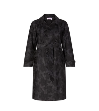 Ryan Lo + Butterfly Jacquard Trench Coat