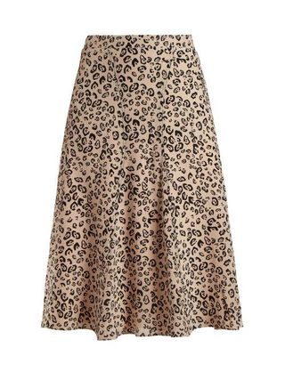Altuzzara + Caroline Leopard Print Skirt