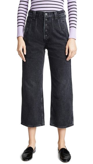 Citizens of Humanity + Halsey Wide Leg Crop Jeans