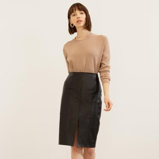 Modern Citizen + Arielle Vegan Leather Skirt