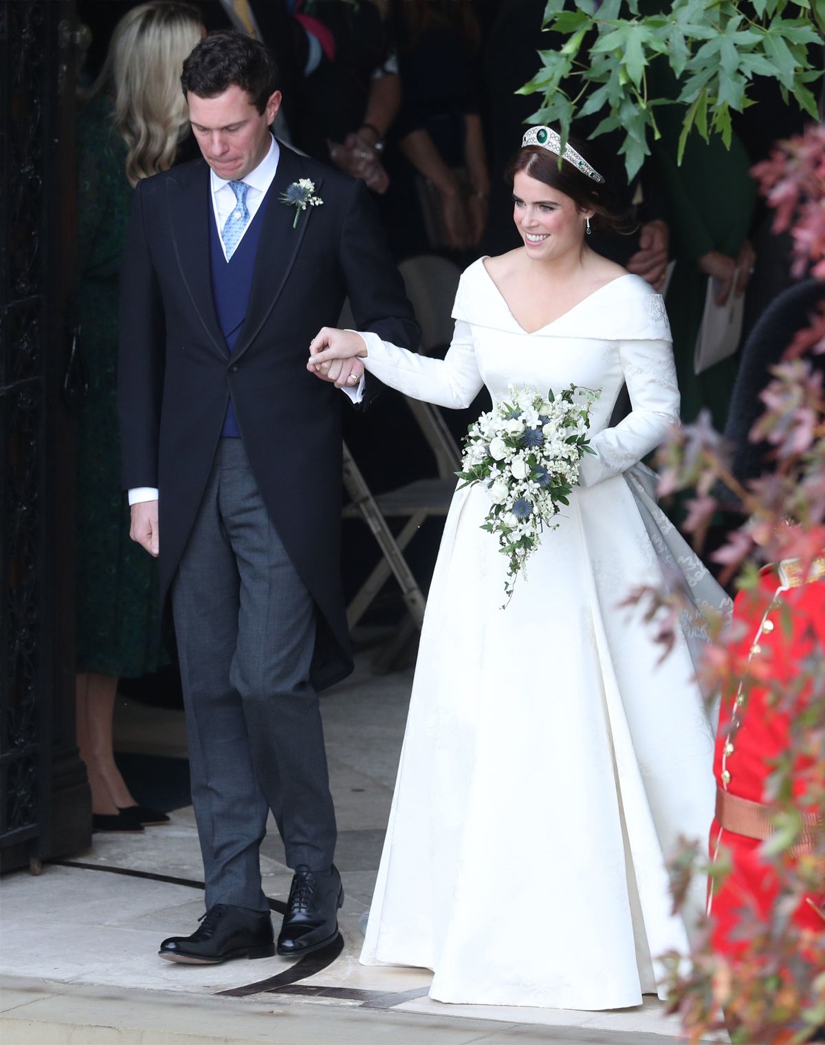 Princess Eugenie's Wedding Dress: See All the Details | Who What Wear