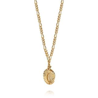 Daisy + Estée Lalonde Luna Charm Necklace 18kt Gold Plate