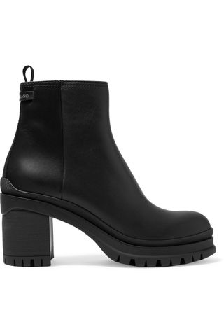 Prada + Leather Ankle Boots