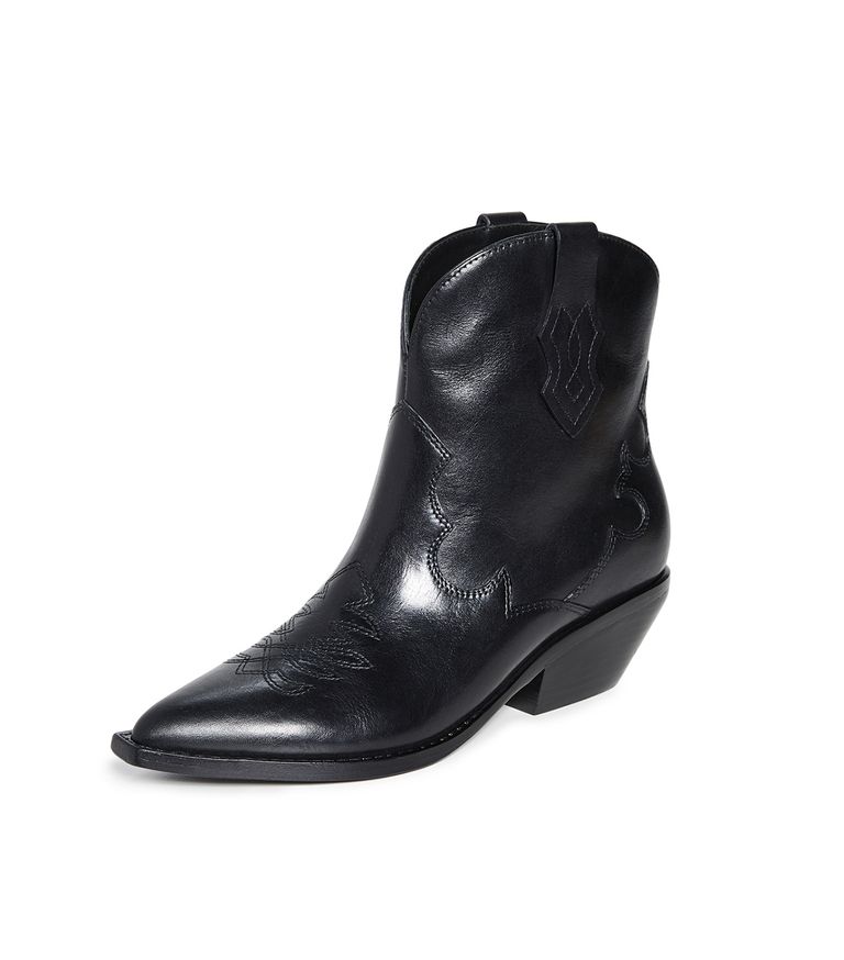 iconic black ankle boots