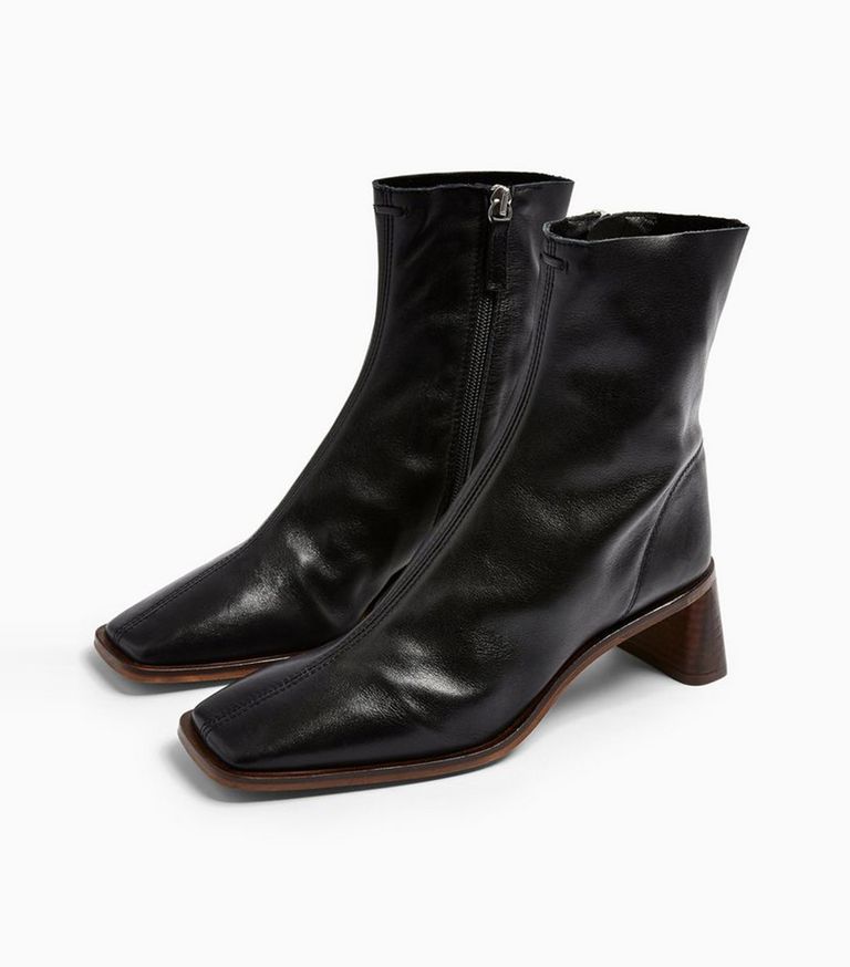 iconic black ankle boots