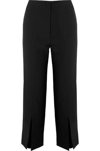 Solace London + The Inez Cropped Crepe Tapered Pants