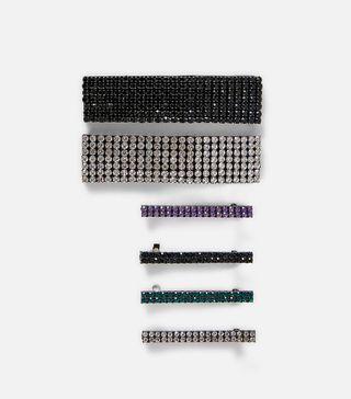 Zara + Pack of Sparkly Barrettes