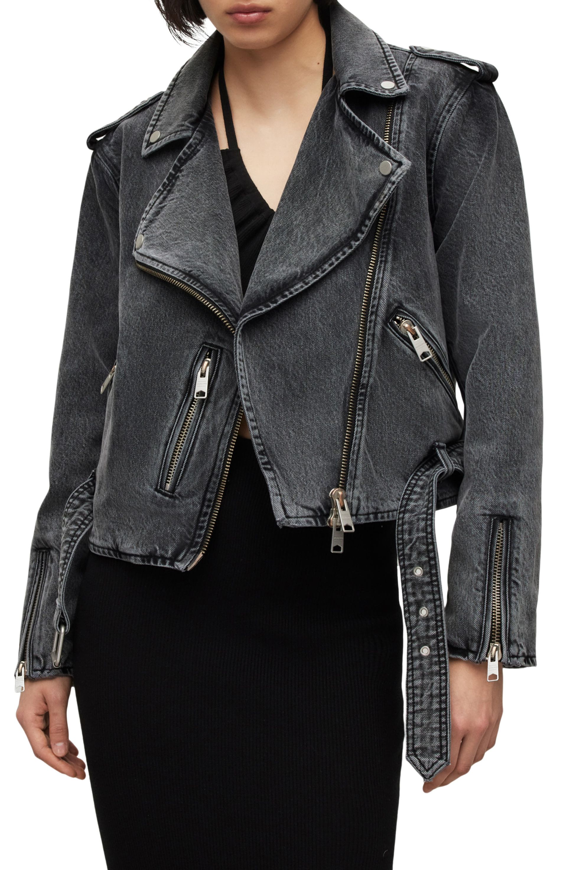 Black Denim Jacket with Cravat: Style Meets Timeless Elegance