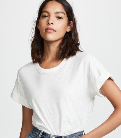 The Best Victoria Beckham White T-Shirt Outfits Who What Wear