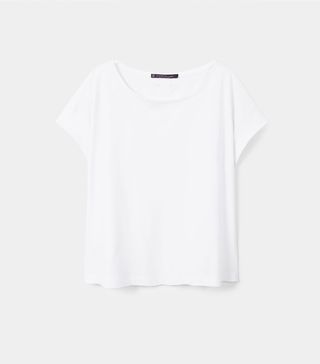 Violeta BY MANGO + Essential cotton-blend t-shirt