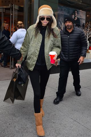 6 Ways Celebrities Are Wearing Uggs and Leggings Who What Wear UK