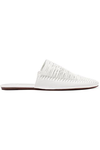 Tory Burch + Sienna Woven Leather Slippers