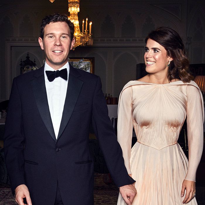 Princess Eugenie s Zac Posen Wedding Reception Dress Who What Wear