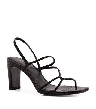 Sandro + Leather Strappy Sandals