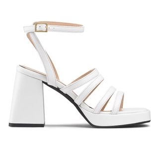 Russell & Bromley + YeahBaby Strappy Flare Heel Platforms