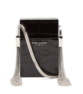 Saint Laurent + Smoking Minaudiere Leahter Crossbody Bag