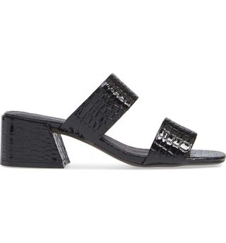 Topshop + Downtown Croc Embossed Sandal