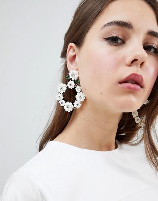 Johnny Loves Rosie + 3D Floral Statement Earrings