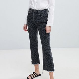 ASOS + Egerton Rigid Cropped Flare Jeans