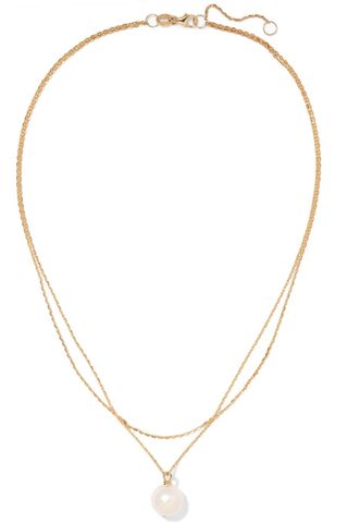 Natasha Schweitzer + 9-karat Gold Pearl Necklace