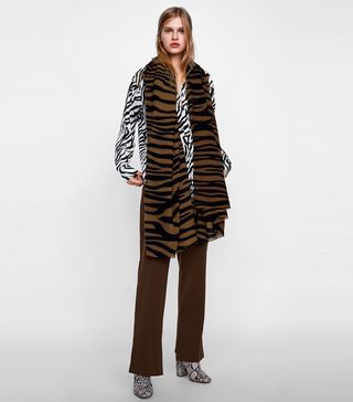 Zara + Zebra Printed Scarf