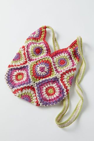 UO + Lara Mini Crochet Shoulder Bag