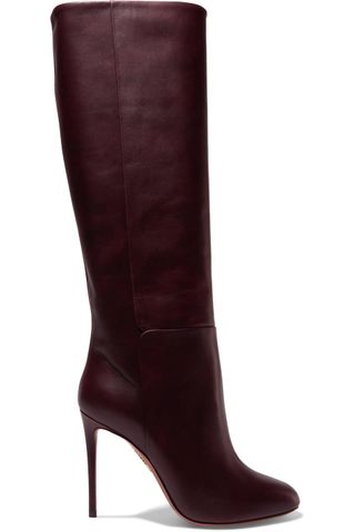 Aquazzura + Brera Leather Knee Boots