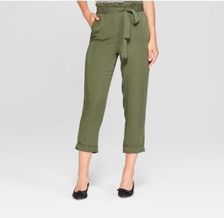 Who What Wear + Straight Leg Relaxed Ankle Trousers
