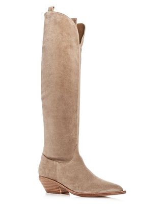Sigerson Morrison + Tyra Suede Western Pointed Toe Boots