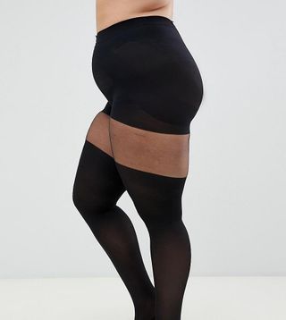 ASOS Curve + Mock Over-the-Knee Tights