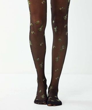 Out From Under + Embroidered Floral Tight