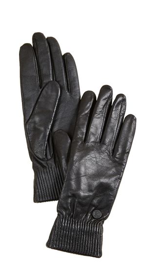 Canada Goose + Leather Rib Tech Gloves