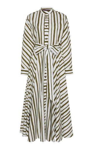Martin Grant + Striped Cotton Dress