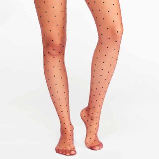 Free People + Dotted Sheer Tights