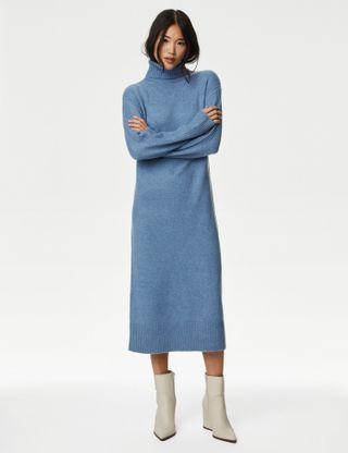 M&S Collection + Air-Yarn Knitted Jumper Dress