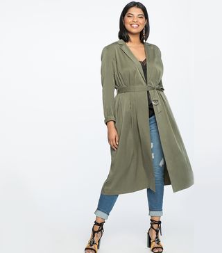 Eloquii + Soft Trench with Belt