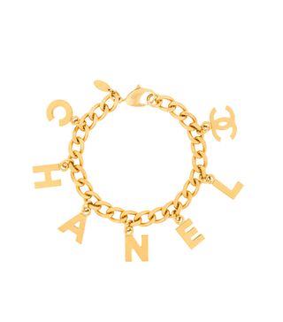 Chanel Vintage + 2004 Chanel Letter Charm Bracelet