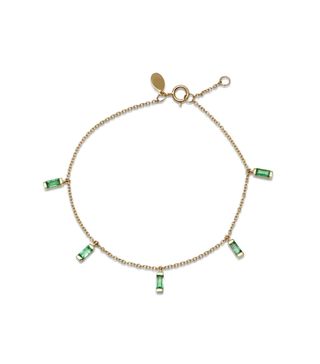 Eriness + Emerald Baguette Bracelet