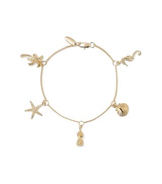 Zimmermann + Tropical Charm Gold-Plated Bracelet
