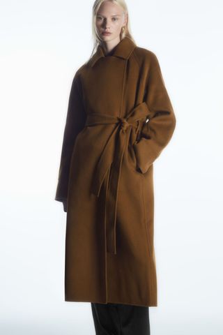 COS + Belted Double Faced Wool Coat