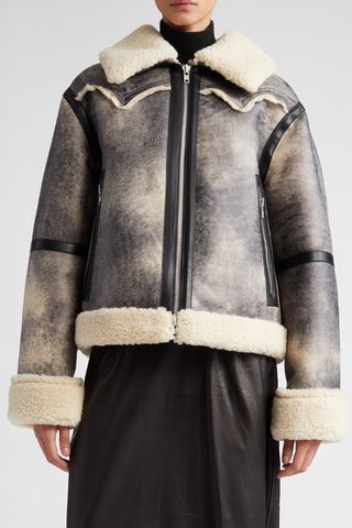 Stand Studio + Lessie Faux Shearling Jacket