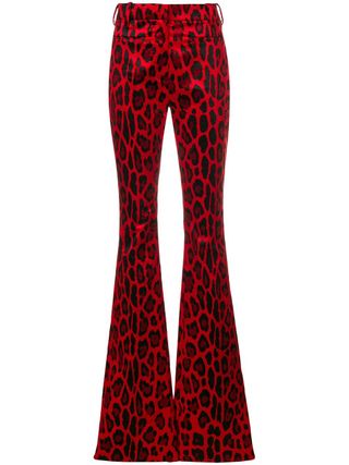 Tom Ford + Cheetah Printed Trousers