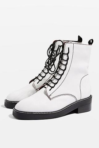 Topshop + Artist Lace Up Boots