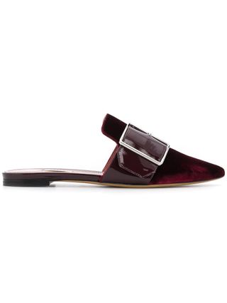 Bally + Pointed Buckle Mules