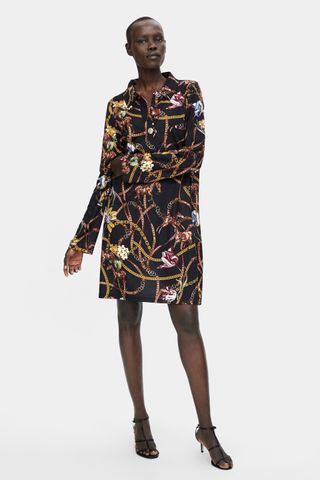 Zara + Chain Print Dress