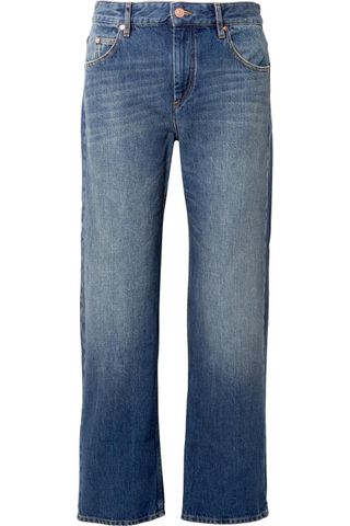 Étoile Isabel Marant + Cholko Mid-Rise Straight-Leg Jeans