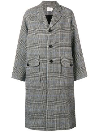 Neul + Oversized Plaid Coat