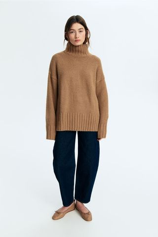 H&M + Oversized Turtleneck Jumper