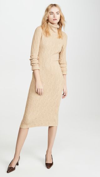 525 + Turtleneck Sweater Dress